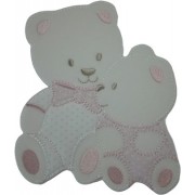 Iron-on Patch - Tenderly Pink Teddy Bears